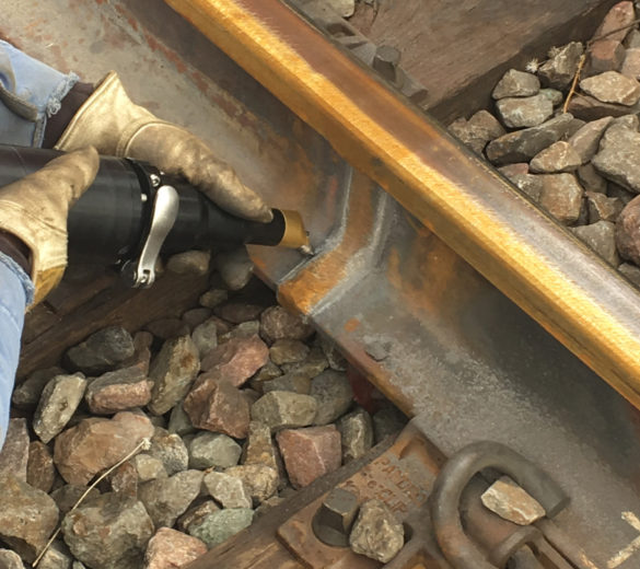 Railway track repairs - Ultrasonic impact treatment equipment | Empowering Technologies