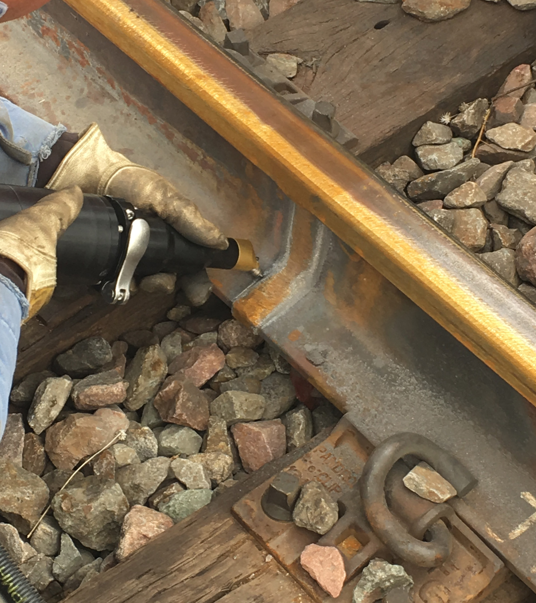 Railway track repairs - Ultrasonic impact treatment equipment | Empowering Technologies