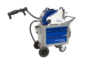 Portable ultrasonic shot peening equipment on mobile trolley | SONATS