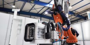 Robotic accoustic drilling of composite panels | GEBE2