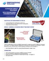 EMPOWERING - Ultrasonic Impact Traetment - Bridge Weld Enhancement