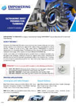 Ultrasonic Shot Peening for Turbine - SONATS - EMPOWERING TECHNOLOGIES